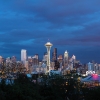 Downtown Seattle At Dusk